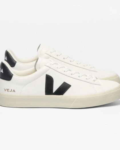 Veja Women's Campo Chromefree Leather Extra White Black
