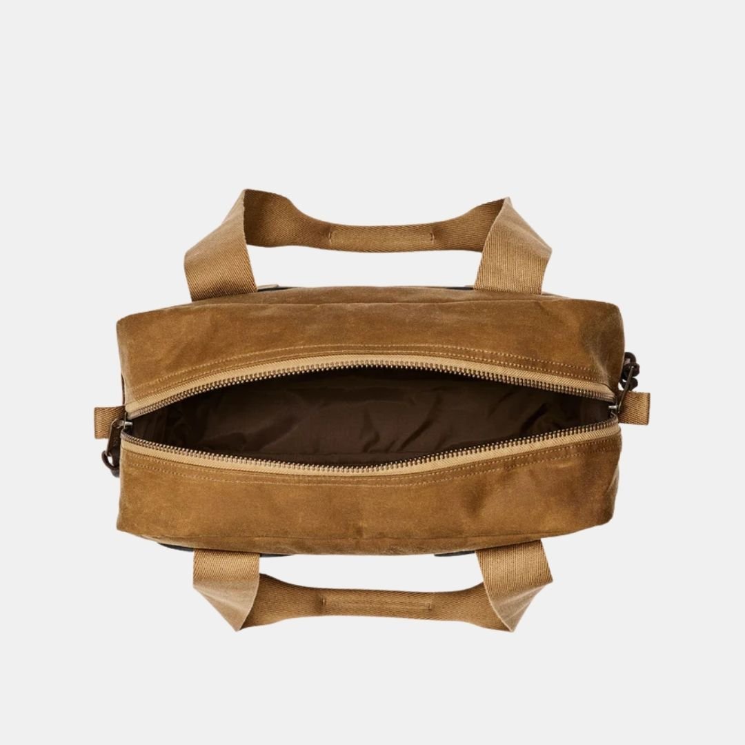 Filson Tin Cloth Tote Bag Dark Tan - Image 4