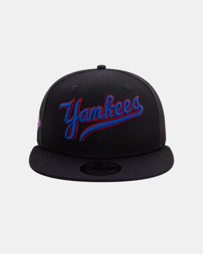 New Era New York Yankees Wordmark Patch Navy 9FIFTY Snapback Cap