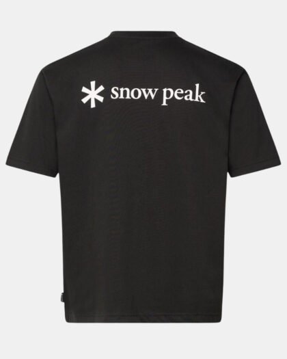 Snow Peak New Standard Back Printed Logo Black