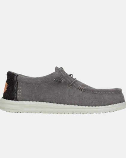 Hey Dude Wally Workwear Granite Grey & Black