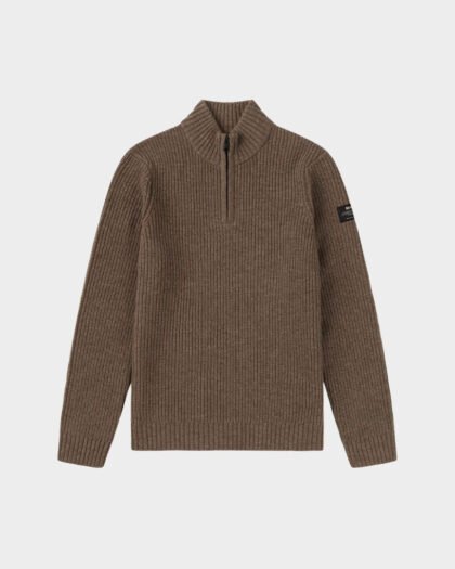 Ecoalf Drago Jersey Medium Brown Melange