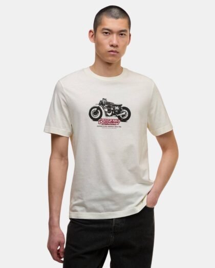 Barbour International Cruise Graphic T-Shirt Whisper White