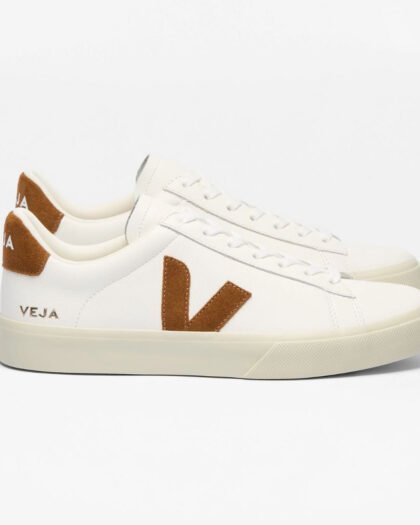 Veja Men's Campo Leather White Cognac