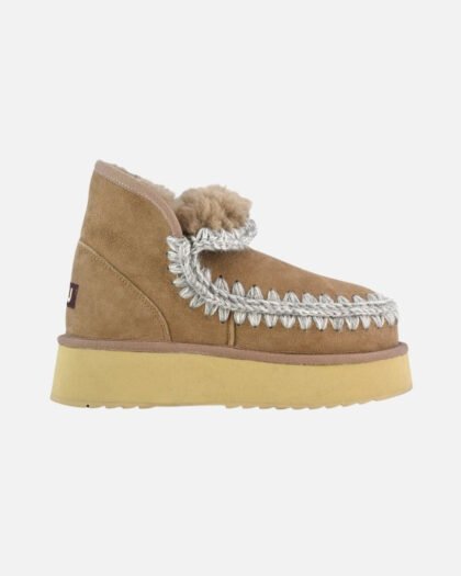 Mou Mini Eskimo Platform Boot Dark Stone