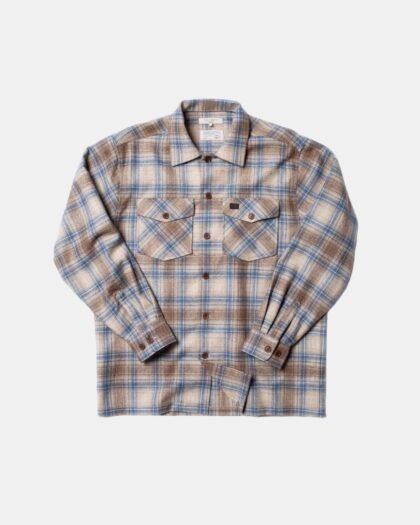 Nudie Jeans Co Vincent Board Shirt Beige