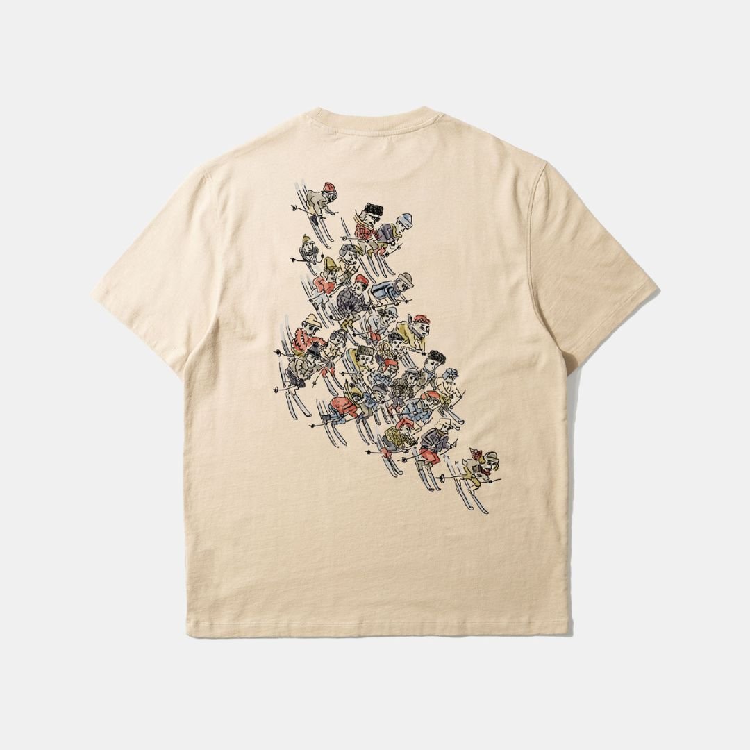 Edmmond Studios T-Shirt Chairlift Plain Tan - Image 2