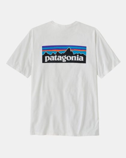 Patagonia Men's P-6 Logo Responsibili-Tee Fiber White