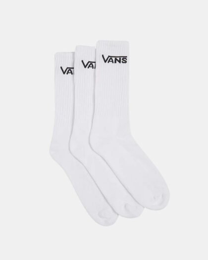 Vans Classic Half Crew High Socks White