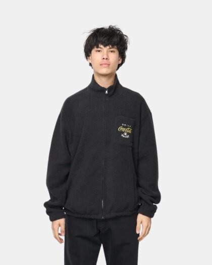 Champion x Coca Cola Full Zip Top Jacket Black