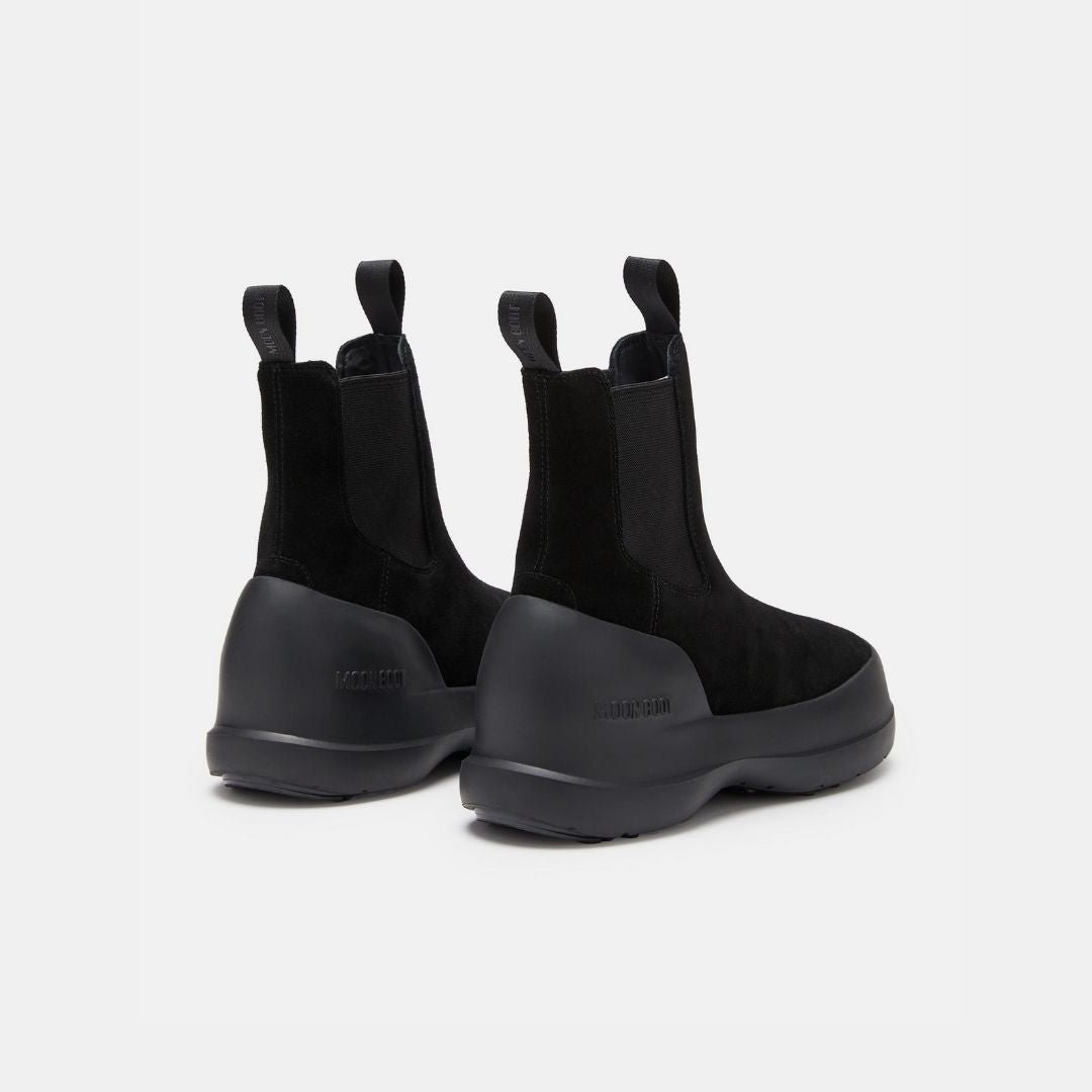 Moon Boot Luna Chelsea Suede Black - Image 2