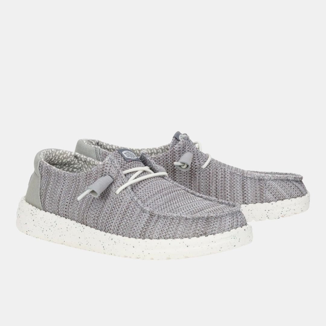 Hey Dude Wendy Stretch Mesh Light Grey - Image 2