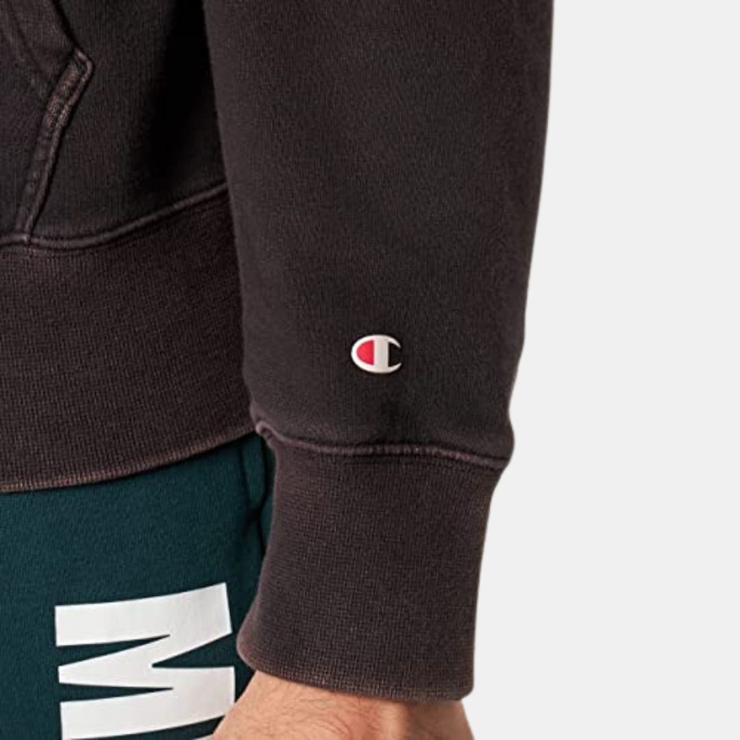 Champion Hoodie Legacy Old School 218600 Black - Image 4