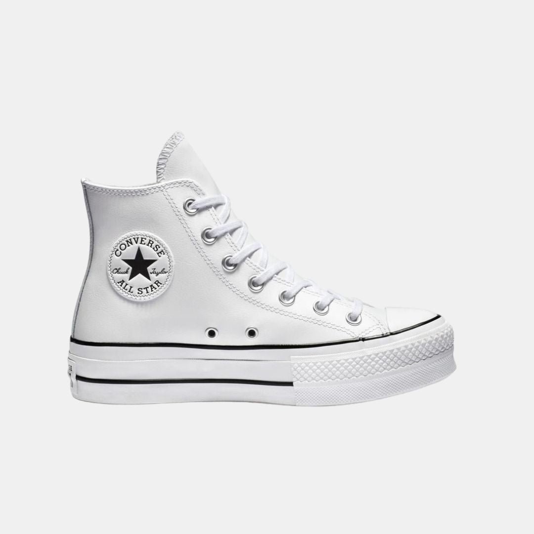 Converse Chuck Taylor All Star Platform Leather Optical White