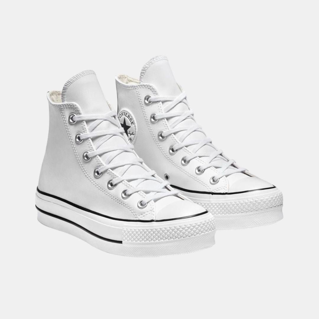 Converse Chuck Taylor All Star Platform Leather Optical White - Image 2