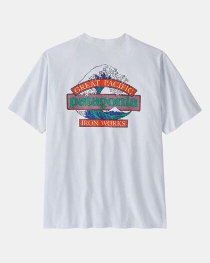 Patagonia Men's Great Waves Responsibili Tee White