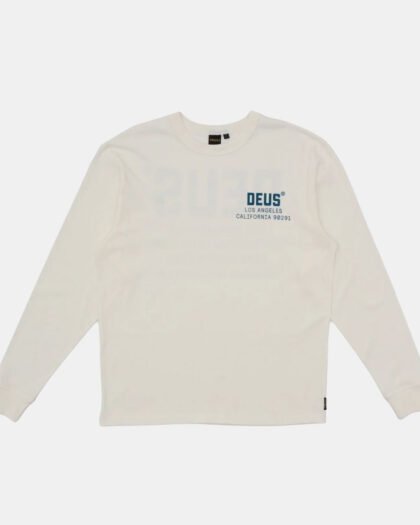 Deus Ex Machina Jones Ls T-Shirt Vintage White