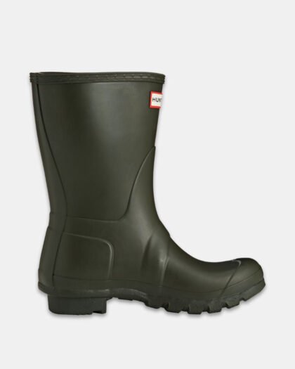 Hunter Original Wellington Short Boots Women's Dark Olive