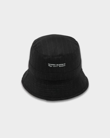 Edwin Bucket Hat Lined Black
