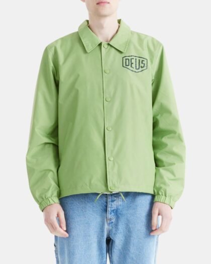 Deus Ex Machina Biarritz Coach Jacket Tendril Green