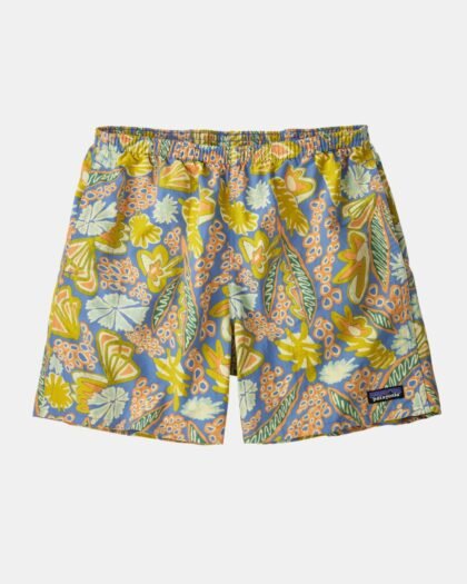 Patagonia Men's Baggies Shorts 5 In Flourish Abundant Blue