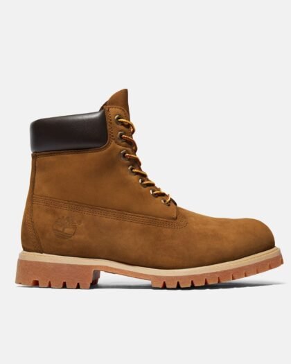 Timberland Premium 6 In Lace Waterproof Boot Dark Wheat Nubuck