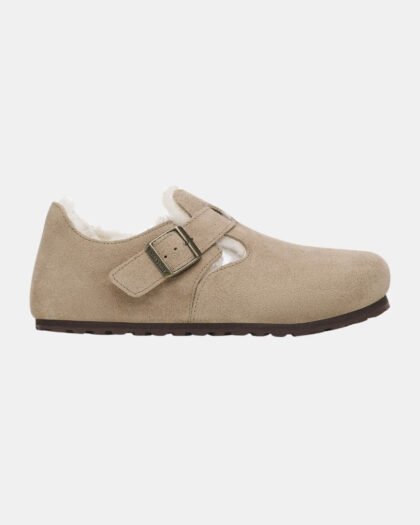 Birkenstock London Shearling Narrow Fit Women's Taupe