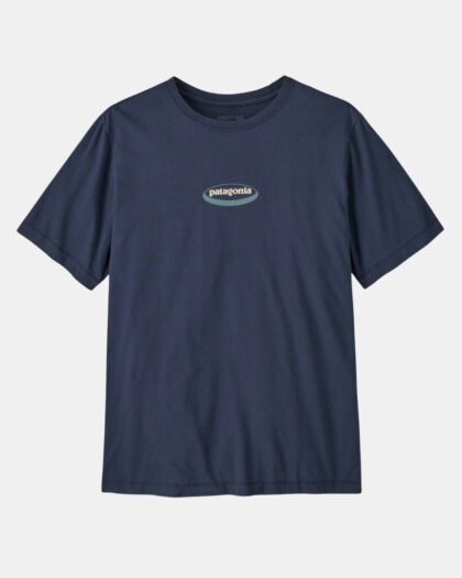 Patagonia Men's '95 Oval Logo T-Shirt New Navy: Kaleido