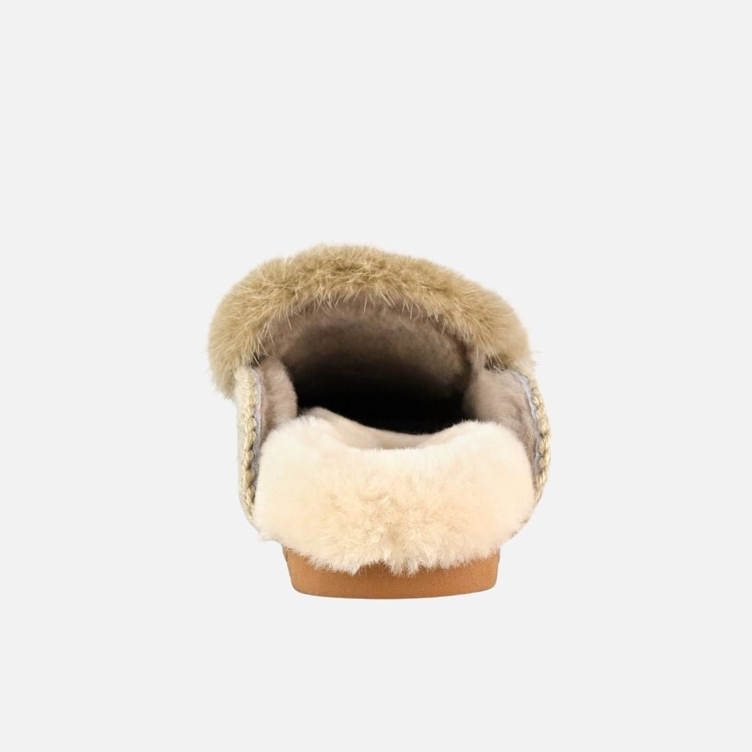 Mou Winter Bio Fur Trim Elephant Grey - Image 5