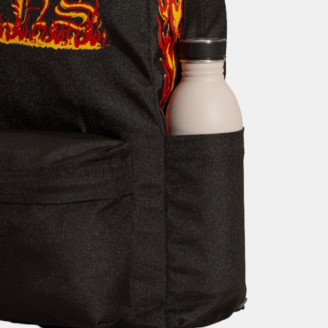 Vans Old Skool Grom Backpack Black Flames - Image 3