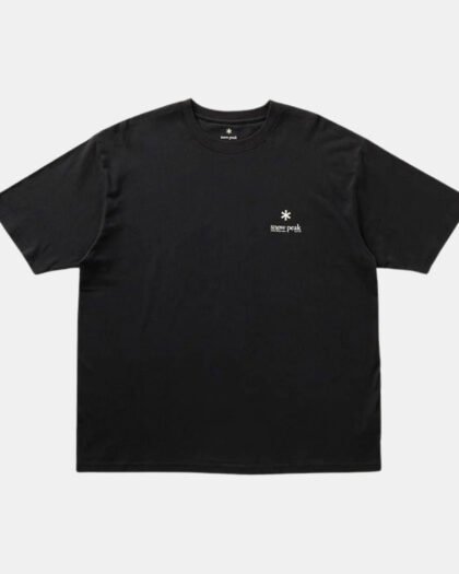 Snow Peak Soft Cotton Relaxed Logo T-Shirt Black