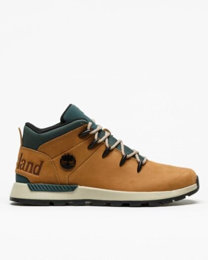 Timberland Sprint Trekker Mid Lace Md Brown Nubuck With Green