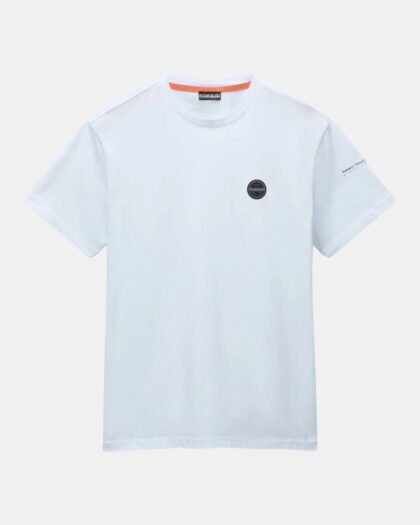 Napapijri Badge Short Sleeve T-Shirt White