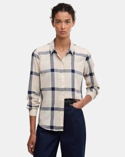 Barbour Bredon Check Shirt Cherry Blossom Tartan