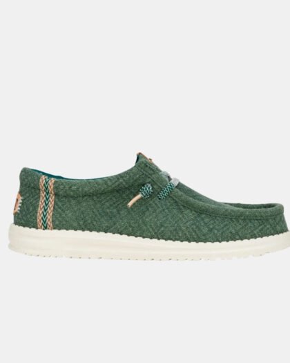 Hey Dude Wally Jute Sea Green