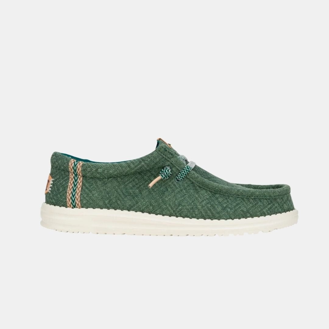 Hey Dude Wally Jute Sea Green
