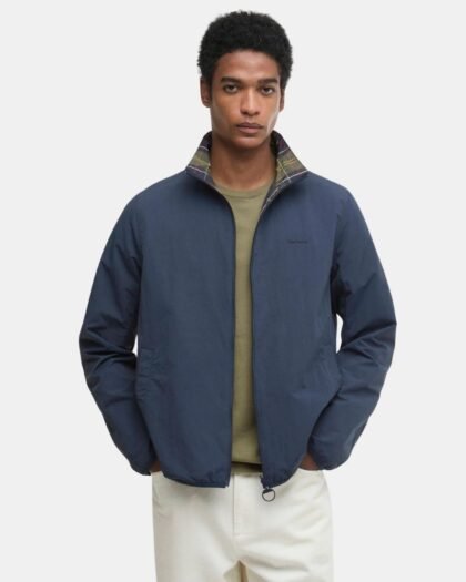 Barbour Reversible Korbel Showerproof Jacket Navy