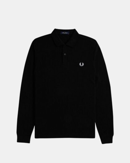 Fred Perry LS Polo M6006 Black & White