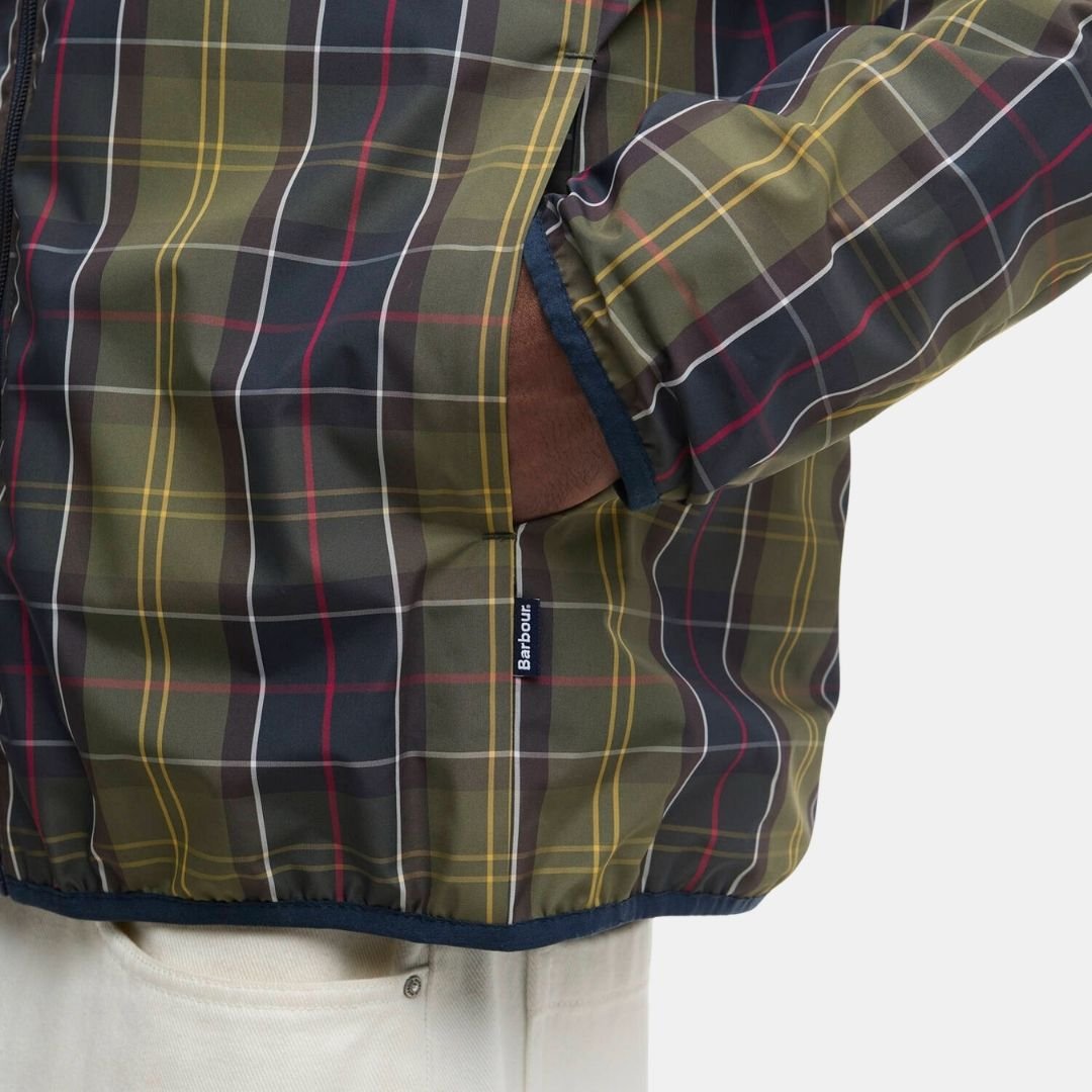 Barbour Reversible Korbel Showerproof Jacket Navy - Image 4