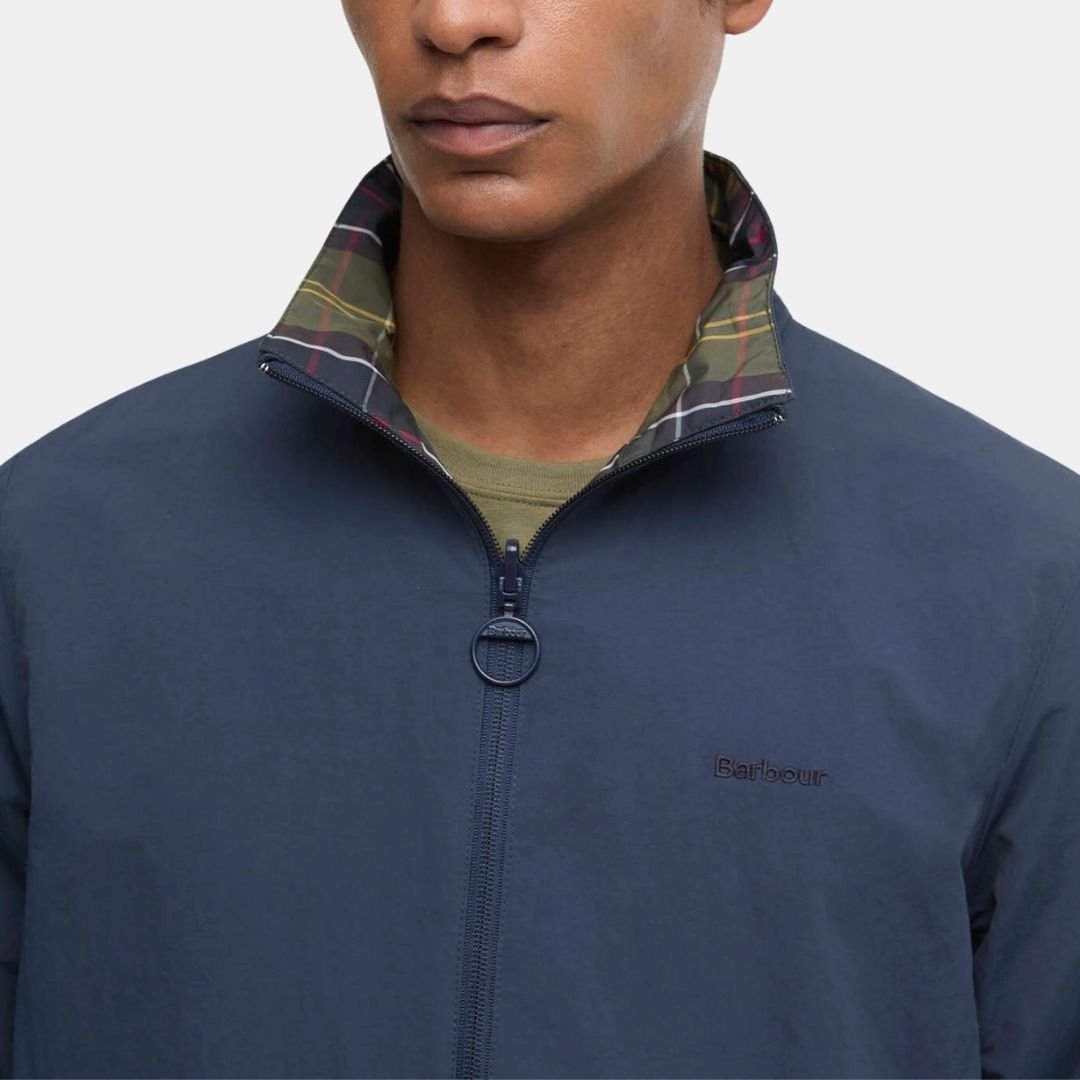 Barbour Reversible Korbel Showerproof Jacket Navy - Image 5