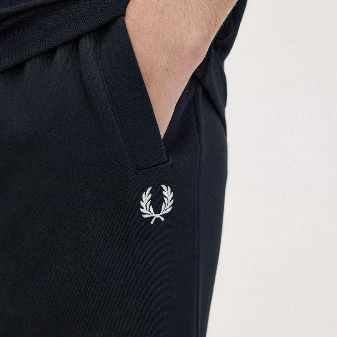 Fred Perry Loopback Sweatpant Black - Image 3