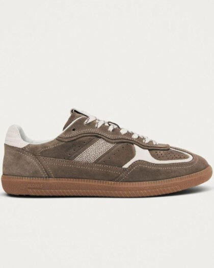 Alohas 490 Rife Taupe Leather Sneakers