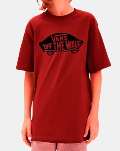 Vans Off The Wall Board T-Shirt Kid's Cardinal