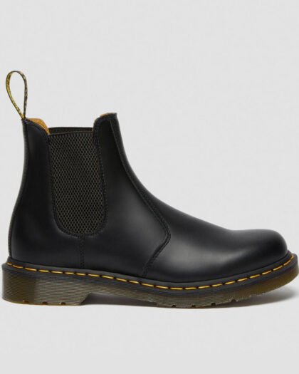 Dr. Martens Chelsea 2976 Yellow Stitch Unisex Black Smooth