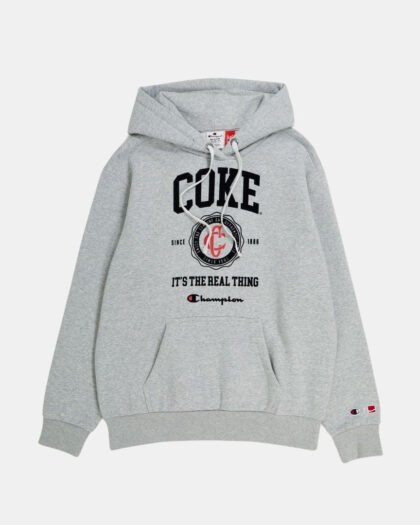 Champion x Coca Cola Hooded Sweatshirt EM031 Grey