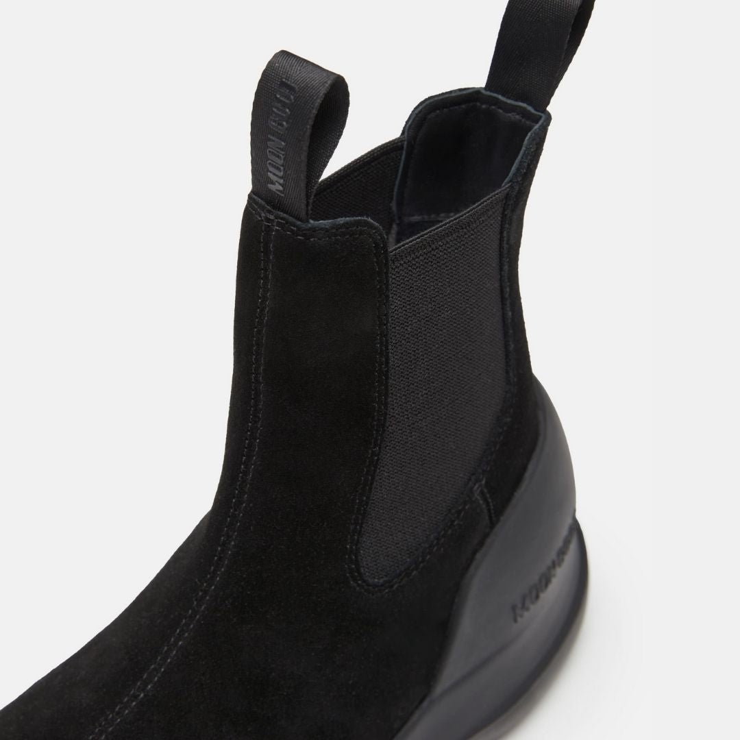 Moon Boot Luna Chelsea Suede Black - Image 3