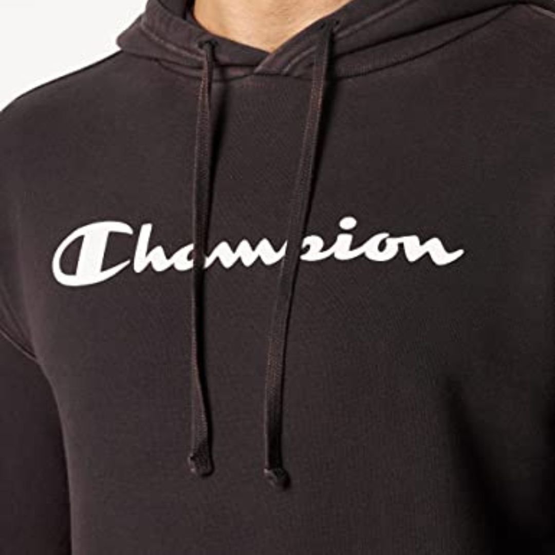 Champion Hoodie Legacy Old School 218600 Black - Image 3