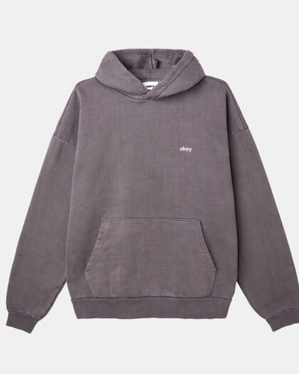 Obey Lowercase Pigment Hood Pigment Digital Black