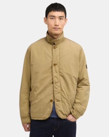 Barbour International Troon Washed Wax Jacket Sand