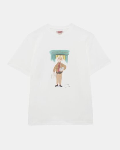 Baracuta Slowboy Colourman T-Shirt Off White